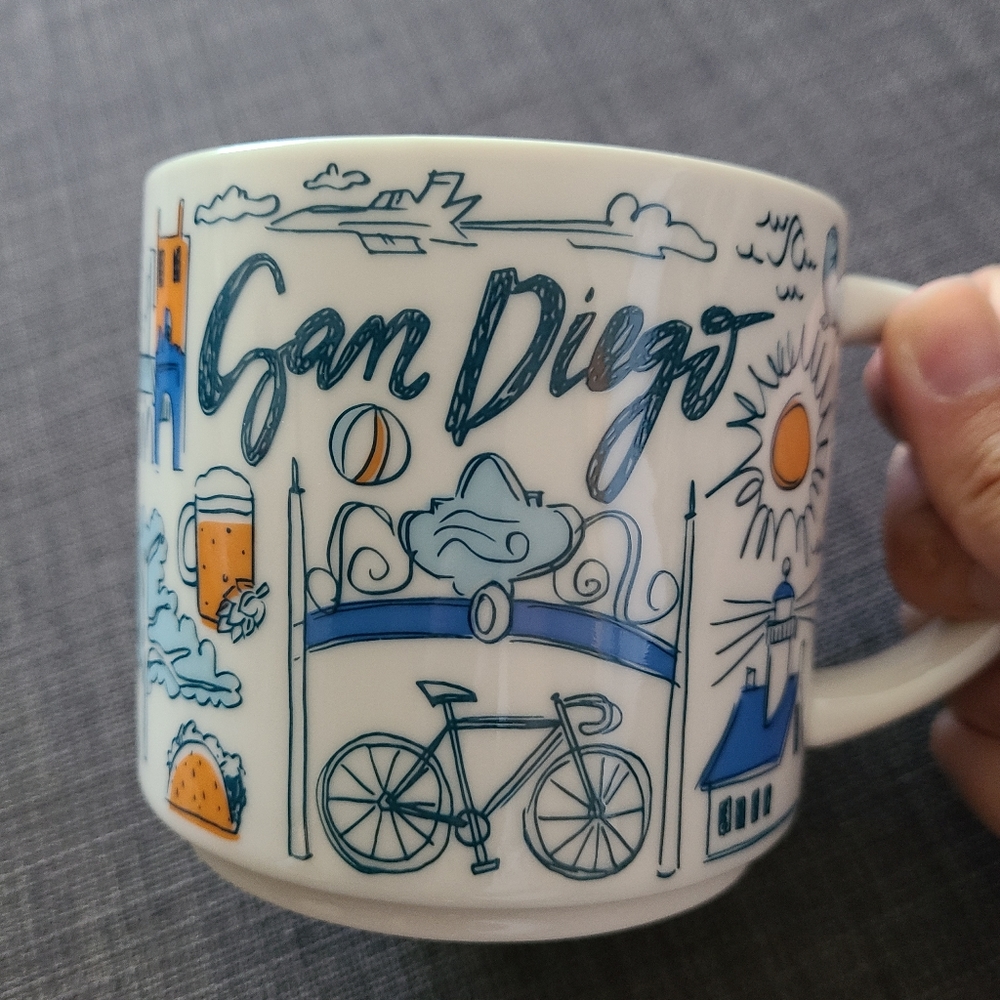 Starbucks Coffee Been There Series Mug San Diego California Cup Mug 14oz